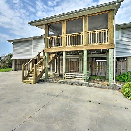 Waterfront Harkers Island Home Sunset View And Dock Exterior foto
